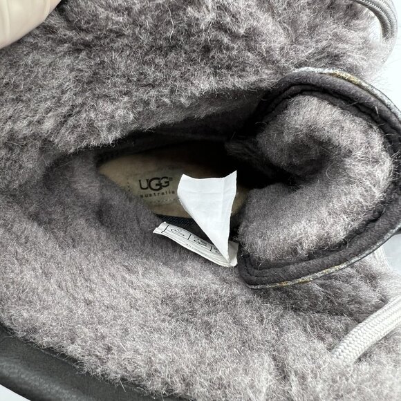 UGG Kids Butte II Back Gray Country Camo Boot Size 5 Waterproof Lace-Up Boots - Picture 11 of 14